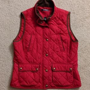 Lauren by Ralph Lauren Diamond Quilted Vest